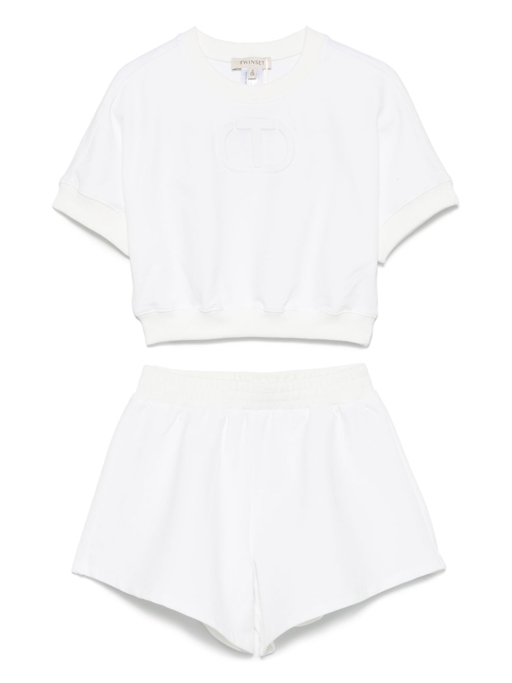 TWINSET Kids
Set 위드 쇼츠 and 엠보싱 로고
